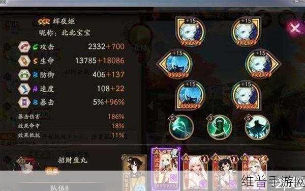 阴阳师辉夜姬全方位培养指南，御魂搭配、阵容搭配与技能详解