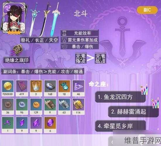 原神2024海灯节自选四星角色全解析，打造你的梦幻阵容