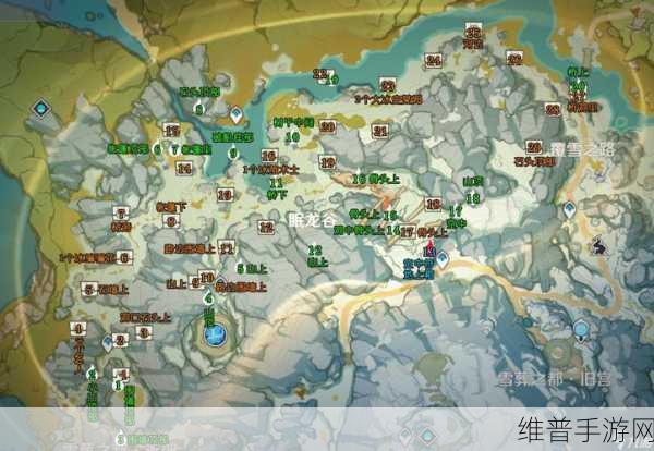 原神雪中魔花刷新位置全攻略，解锁龙脊雪山的秘密宝藏