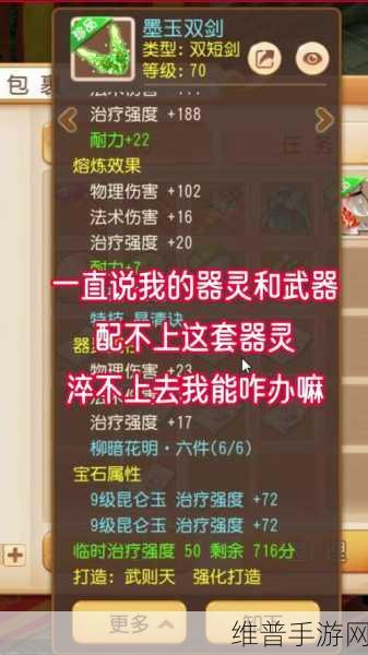 梦幻西游手游器灵价值大揭秘，哪个部位最珍贵