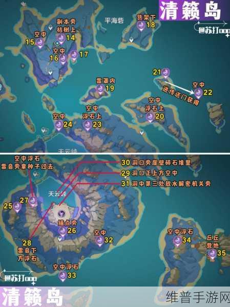 原神深度探索，珊瑚宫雷神瞳位置全解析