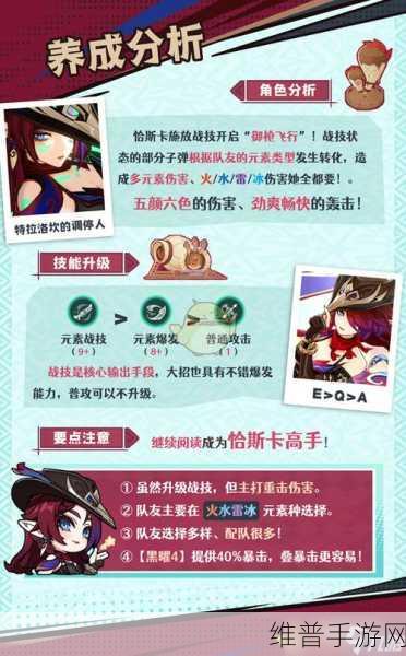 原神新角色恰斯卡技能全解析，风元素输出的新宠儿