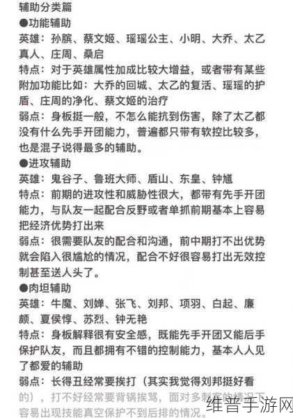 决战平安京辅助实战致胜秘籍