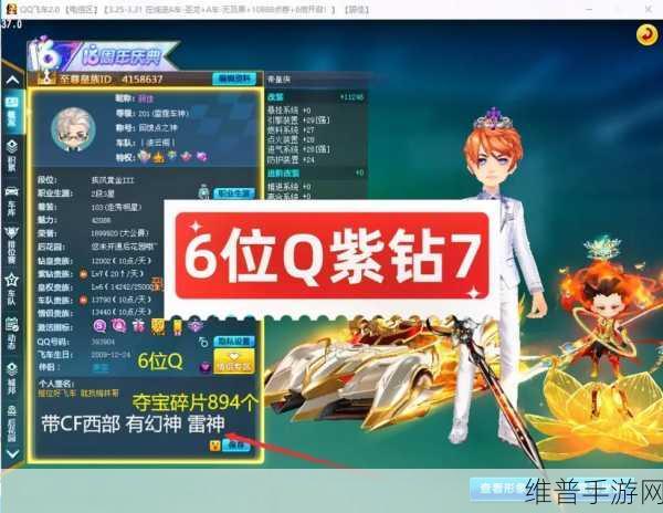 QQ 飞车手游贵族等级与价格全解析