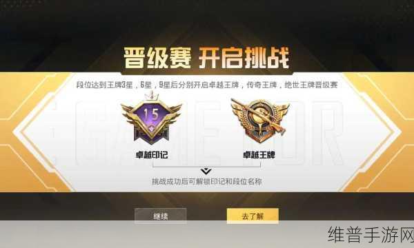 和平精英深度攻略,王牌段位究竟有多厉害?