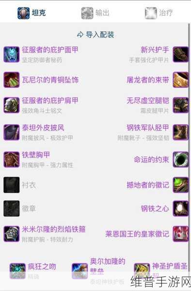 魔兽世界这个版本，惩戒骑武器选择全攻略