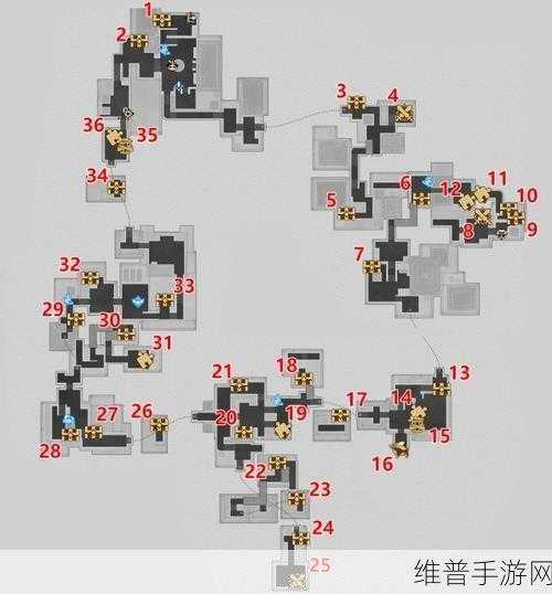 崩坏星穹铁道深度攻略,揭秘幽囚狱一层宝箱位置