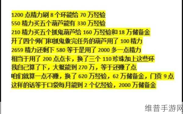 梦幻西游口袋版深度攻略,经验超出上限后的处理与利用