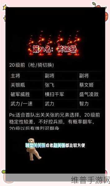 朝歌新手必知的开荒阵容绝佳搭配