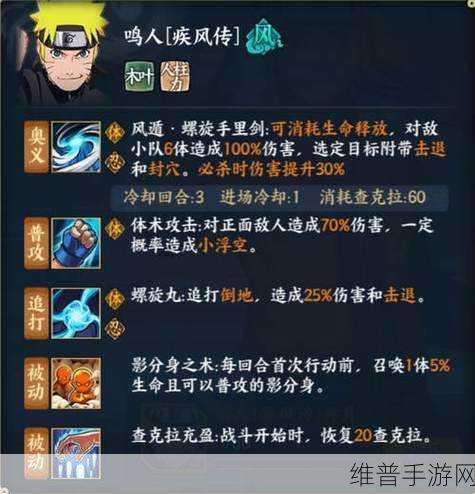 火影忍者手游疾风传鸣人特训深度攻略