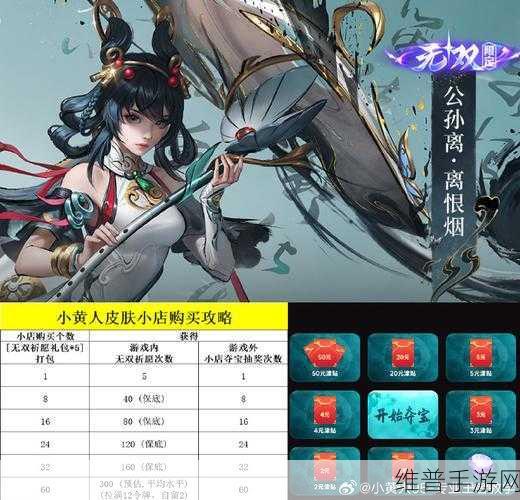 王者荣耀公孙离无双祈愿无双券获取全攻略