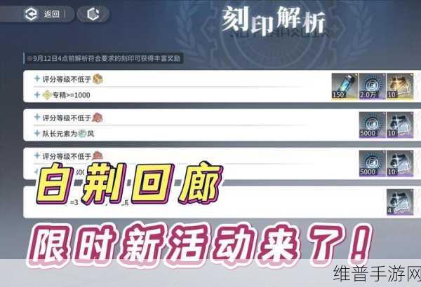 白荆回廊战术刻印深度解析，战术刻印删除攻略全面分享