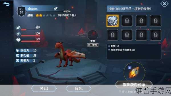 冰原守卫者手游攻略，揭秘龙之力技能技能书获取途径