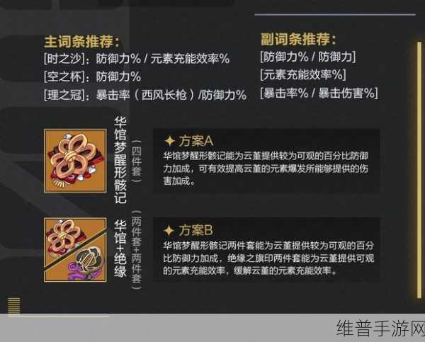 原神云堇培养建议与圣遗物推荐深度解析