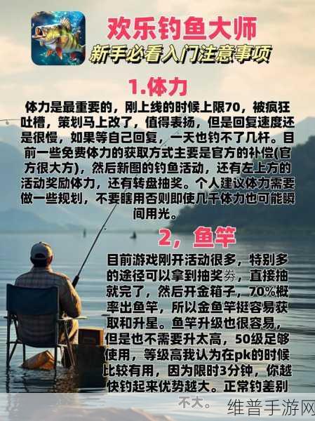 欢乐钓鱼大师体力使用攻略，最大化你的钓鱼乐趣与收益