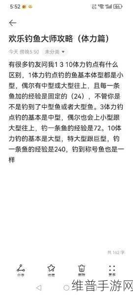 欢乐钓鱼大师体力使用攻略,最大化你的钓鱼乐趣与收益