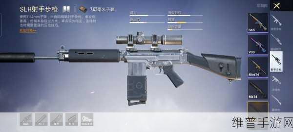 绝地求生大逃杀，SLR 武器深度解析