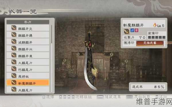 真三国无双,武器合成深度攻略