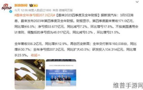 蔚来七年巨亏超800亿,手游视角下的李斌2026盈利目标能否实现?