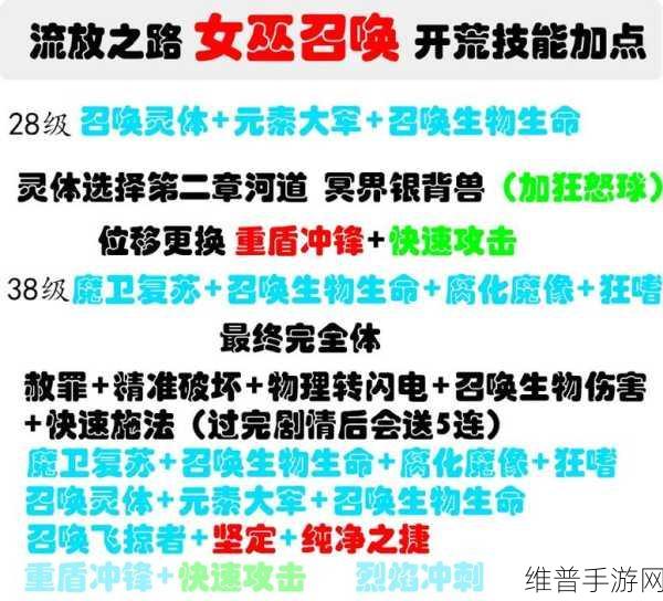 流放之路深度攻略，女巫元素升华，法师转职元素使全面解析