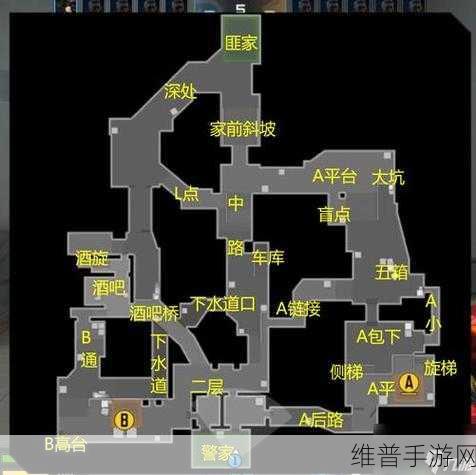 CF手游荒岛特训，北涌南侧建筑群位置全解析，助你优化布局