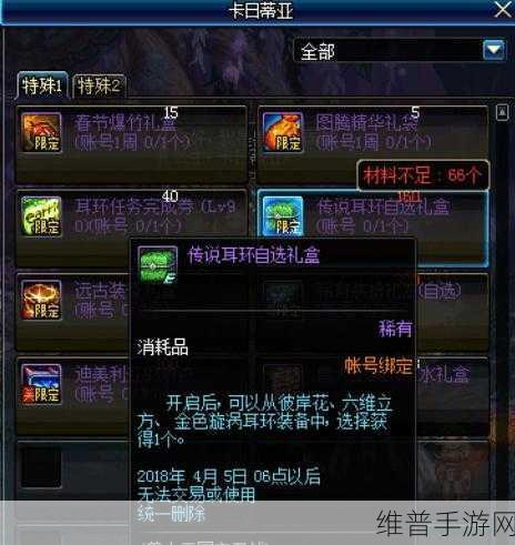 2024年DNF弹药专家最新传说耳环选择指南，深度解析哪个最适合你？
