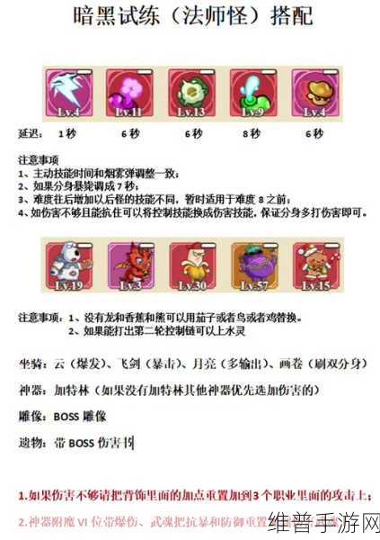 冒险岛手游，法师装备的究极攻略