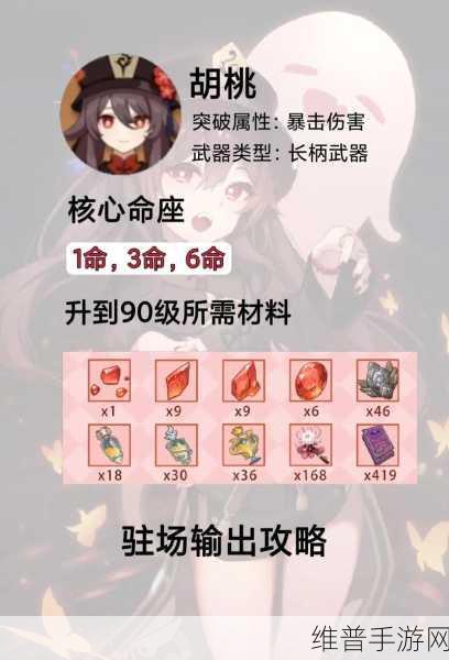 原神胡桃圣遗物搭配全攻略，解锁极致输出与生存潜能