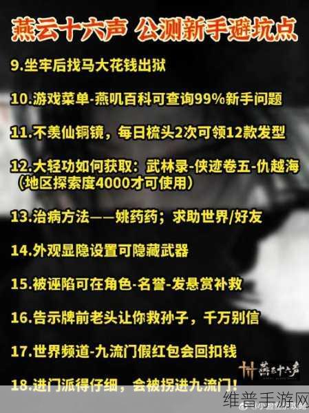 燕云十六声石破天惊通关秘籍大揭秘