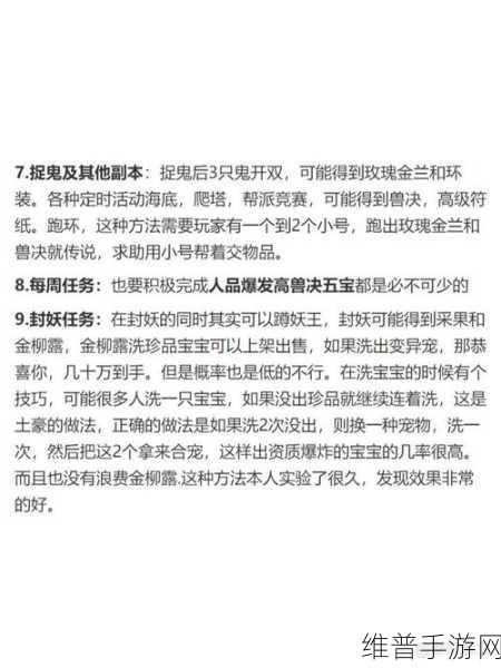 梦幻西游手游单开散人搬砖全攻略