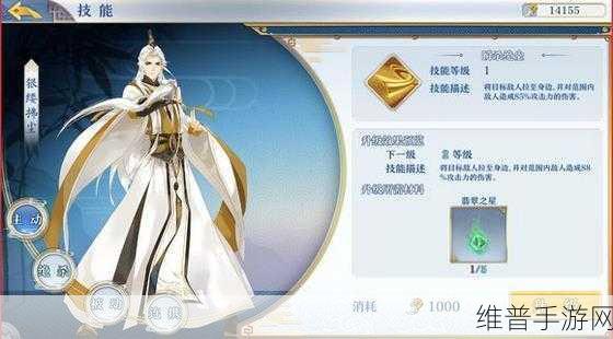 天下X天下马王爷深度解析,技能属性与实战应用