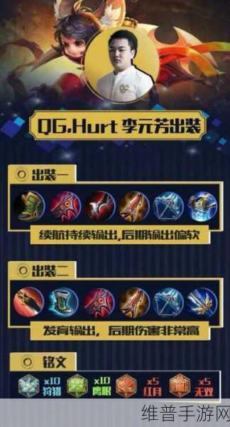 李元芳对线出装秘籍，制霸战场的关键选择