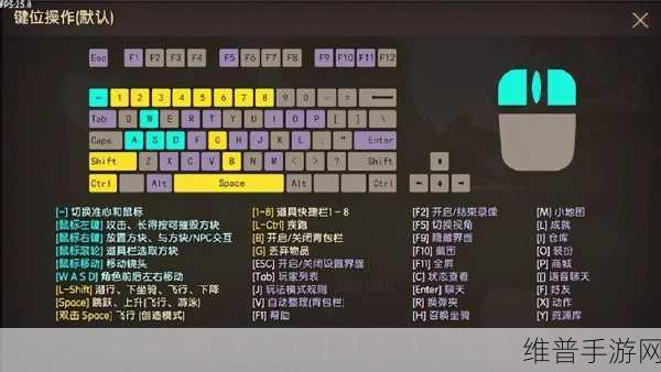 我的世界新手按键技巧全攻略图文一览