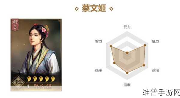 少年三国志,蔡文姬与群雄武将的缘分智慧交织之旅