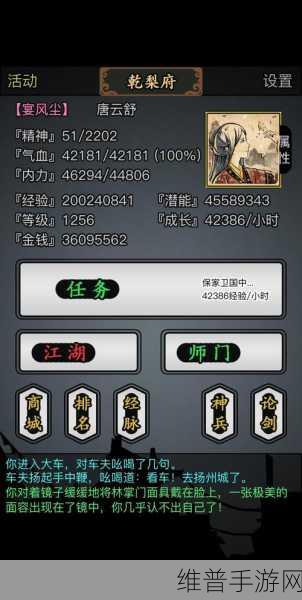 放置江湖天山门派畅玩指南