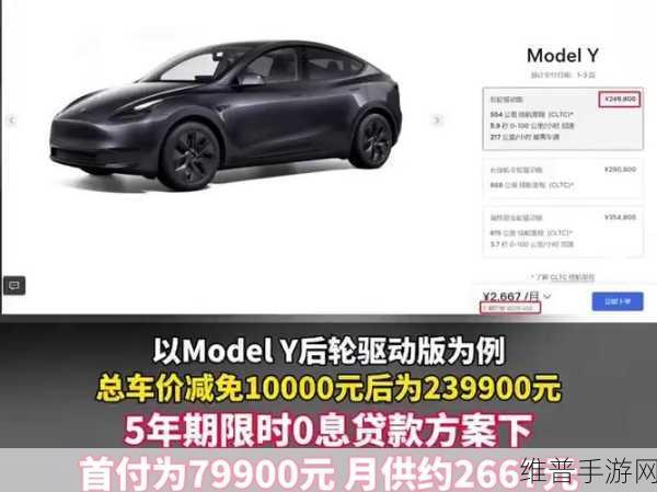 特斯拉年末大促下的手游攻略，Model Y降价万元，如何把握购车良机冲刺你的游戏目标？