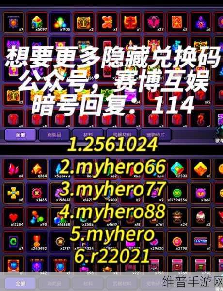我的勇者手游兑换码使用攻略,解锁丰厚奖励的秘籍