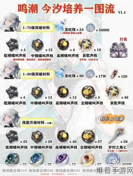 鸣潮忌炎角色深度培养指南，全面解析培养材料