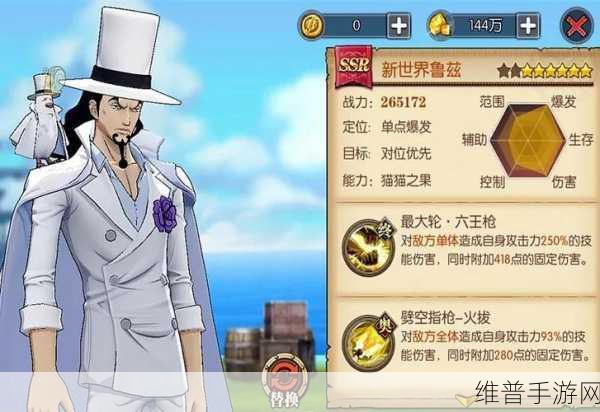 航海王燃烧意志新世界鲁兹技能加点深度推荐