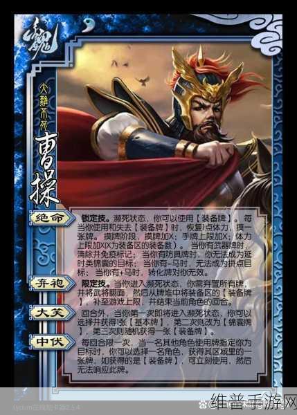 三国杀传奇深度解析，探索卖血型武将的独特策略与非凡战斗魅力
