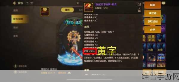 DNF手游攻略，详解黄字与白字伤害的奥秘