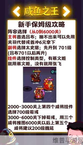咸鱼之王6830关通关秘籍，策略与技巧并重