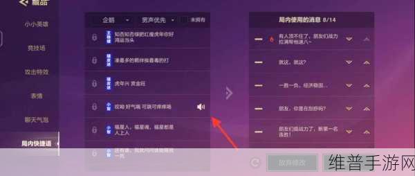 金铲铲之战，全面解析局内快捷用语修改攻略