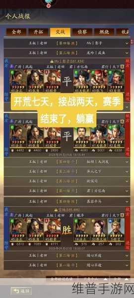 三国志战略版赛季尾声攻略，高效筹备，开荒领先一步