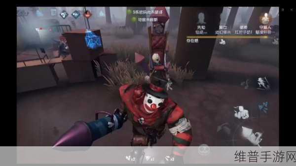 第五人格小丑追人技巧全解析,掌握秒杀与追击的艺术
