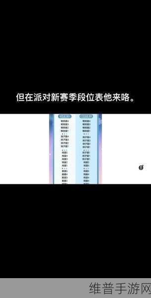 蛋仔派对2023段位等级全攻略及详细排序一览