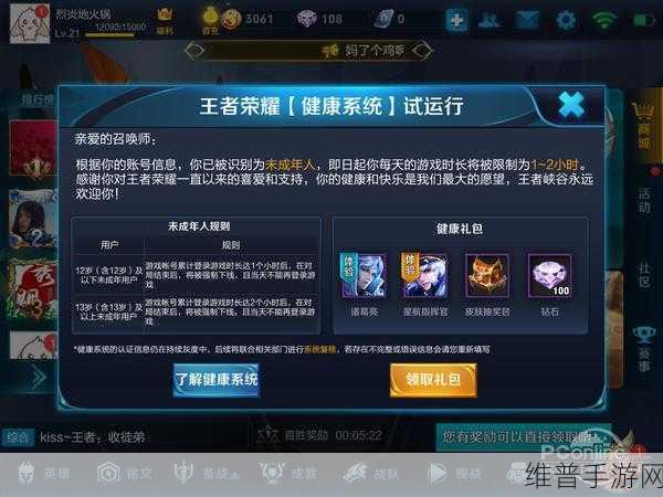 王者荣耀2024年寒假未成年人游戏时长全解析