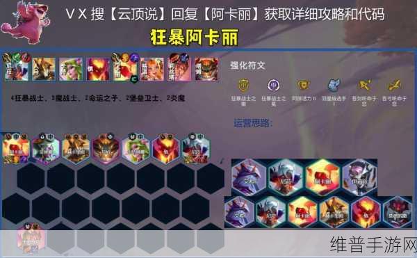 英雄联盟手游阿卡丽技能加点与爆发顺序深度解析