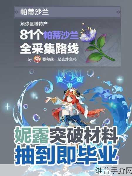 原神帕蒂沙兰采集全攻略，解锁妮露突破材料的秘密之地