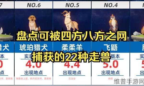 原神狩猎攻略,如何高效捕获多种动物